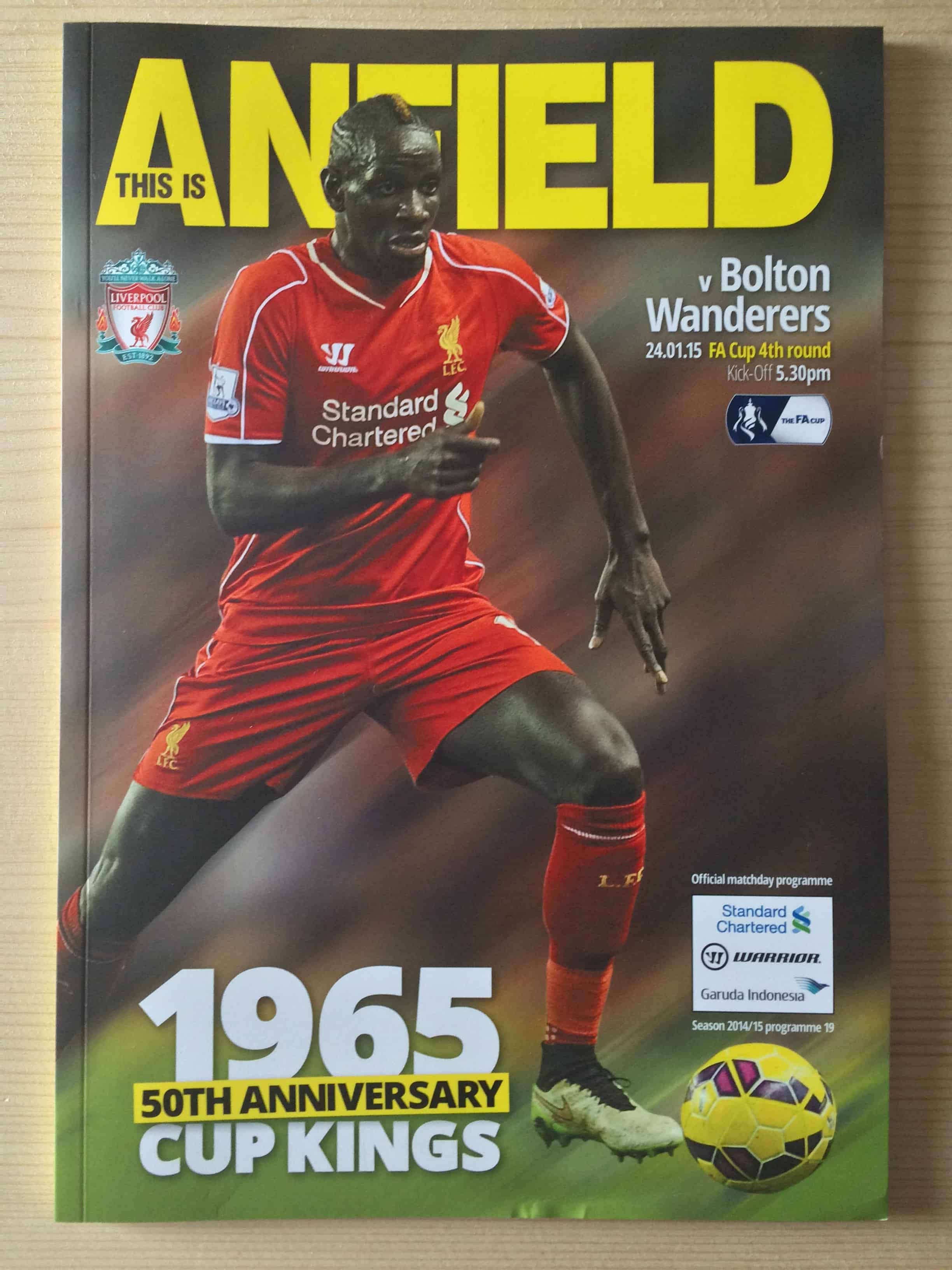 Liverpool FC v Bolton Wanderers FC